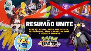 Resumão 008 Buff no HoOh correções de bug e os babados da semana pokemonunite [upl. by Ehsrop253]