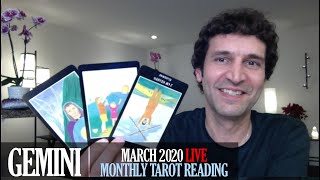 GEMINI March 2020 Live Extended Intuitive Tarot Reading amp Meditation by Nicholas Ashbaugh [upl. by Aleron]