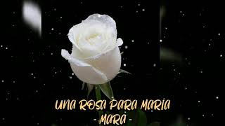 Una rosa para María con letra  MARA🌹 [upl. by Eldoree416]