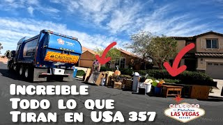 Lo que tiran en USA Las Vegas 357 en tiempo de mudarse tiran sus pertenencias [upl. by Annora]