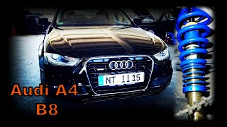 Tiefgang für den Audi A4 B8 Gewindefahrwerk einbauen [upl. by Esidnac]