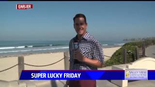 Big bug gives FOX 5 reporter a big scare Are we live [upl. by Vena530]