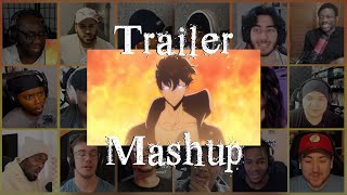 Solo Leveling  OFFICIAL TEASER Reaction Mashup [upl. by Sinnej]