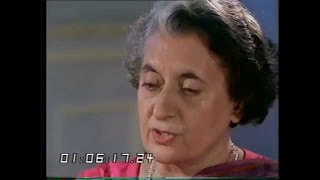 Indira Gandhi  Interview  TV Eye  1978 [upl. by Ardnassela467]