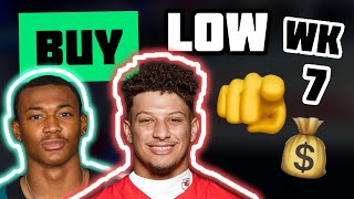 ✅ Week 7 Fantasy Football BuyLow Targets 🎯 [upl. by Leverick]