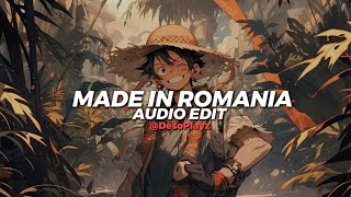 made in romania  ionut cercel edit audio [upl. by Larred]