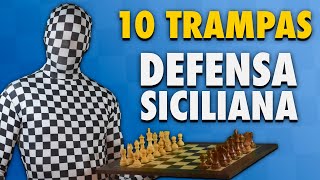 10 TRUCOS para GANAR con la DEFENSA SICILIANA [upl. by Tench]