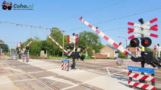 Spoorwegovergang Vught 😍4K😍  Dutch railroad crossing [upl. by Ij]