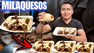 EL RETO de quotLOS MILAQUESOSquot 🌮  Tacos de Milanesa GIGANTES con Mucho Queso 🧀🔥 [upl. by Koerlin47]