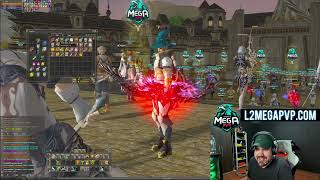 2 DIAS NO MEGAPVP COMO ESTAMOS  Lineage 2 L2 Reborn [upl. by Olaznog141]