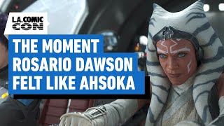 Rosario Dawson Dawson Shares The Moment She Felt Like Ahsoka  LA Comic Con 2024 [upl. by Htir]