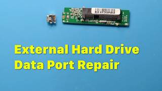 External Drive Controller Board Port Repair [upl. by Enerol]