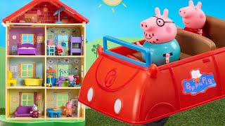 PEPPA PIG ♥ Toy Learning Videos for Kids and Toddlers Play with Peppa Pig [upl. by Emeric]