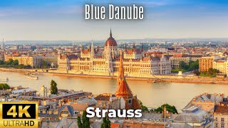 Strauss  The Blue Danube Waltz 4K [upl. by Aerdnaeel]