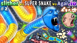 SLITHERio 2 vs AGARio 4 vs SUPER SNAKEio 1 FGTEEV Duddy Plays amp Ranks All 3 Favorite [upl. by Immij]