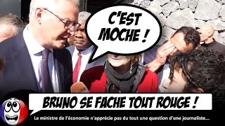 La GROSSE COLÈRE de Bruno Le Maire face à la question dune journaliste [upl. by Durward128]