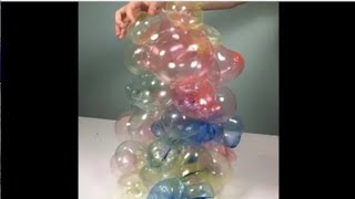 Estourando bolhas enormes Mega Bloonies  ASMR  RelaxanteBursting Bubbles  Feeling Pleasure [upl. by Pendergast]