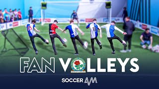 Blackburn Rovers vs Soccer AM 🍿  Fan Volleys [upl. by Airretnahs]