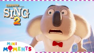 Buster Moons Escape Plan 🧳 🏃‍➡️  Sing 2  Extended Preview  Movie Moments  Mini Moments [upl. by Ojaras]