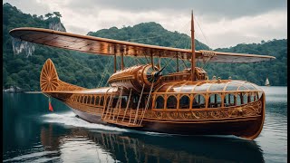 Steampunk Wooden “Flying Boats” 1 [upl. by Llenyar]