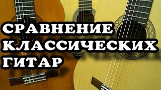 Сравнение классических гитар [upl. by Carolan]