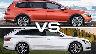 2016 VW Passat Alltrack vs 2016 Skoda Superb Combi [upl. by Dichy97]