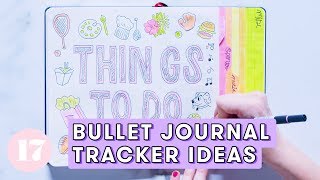 Bullet Journal Tracker Ideas  Plan With Me [upl. by Egin]