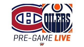 ARCHIVE  PreGame Coverage  Oilers vs Canadiens [upl. by Ahsieket]