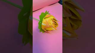 Elora’s adventure paper flower art how to make paper flower  diy paper craft  shorts [upl. by Nysa718]