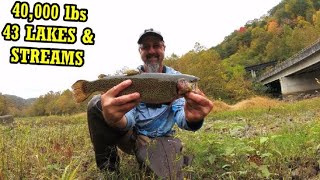 Fall Trout Stocking in West Virginia [upl. by Turrell280]