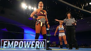 Kamille vs AEWs Leyla Hirsch  NWA World Womens Title Match  Full Match  NWA EmPowerrr [upl. by Ahsien]