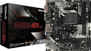 ASRock B450mHDV I B450 motherboard I Budget Motherboard I AMD Motherboard [upl. by Lomasi]