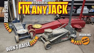 Hydraulic Floor Jack COMPLETE Rebuild amp How they WORK [upl. by Ennairac]