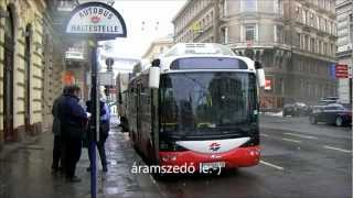 Electricitybus in Wien  Electric buses in Vienna  Elektromos busz Bécsben [upl. by Giraldo776]