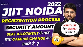 JIIT Noida 2022  Registration  Admission Based on 102 amp JEE Mains  Jaypee Noida Important Dates [upl. by Samara540]