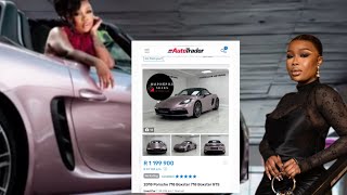 Sithelo responds after being Xposed for lying about buying pink Porche in 2023 [upl. by Anelis]