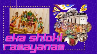 Eka shloki ramayanam [upl. by Dymoke]