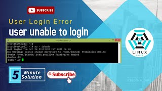 User Login Failed  User Unable to Login  Redhat Linux  RHEL8Rocky Linux8CentOS SOLVED [upl. by Eissej]