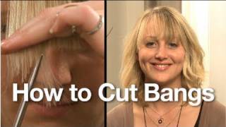 How to Cut and Style Your Bangs Fringe at Home [upl. by Ruthie]