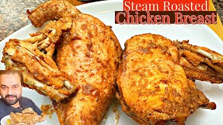 Deliciously Juicy Steamroasted Chicken Breast Recipe Flavor the steam [upl. by Aissak]