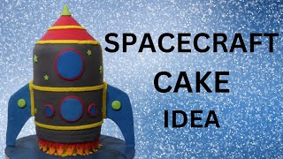 How to Make A Rocket Ship Cake  Space Ship Cake idea [upl. by Ner]