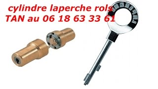 TUTO Comment changer le cylindre dune serrure Laperche Rols [upl. by Phare484]