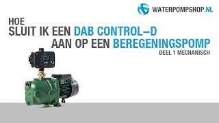 DAB ControlD aan Beregeningspomp koppelen  Deel 1 [upl. by Yror317]