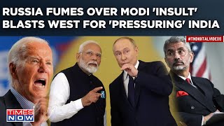 Russia Fumes Over Modi Insult Lavrov Bashes West For Pressuring India Hails Jaishankar Watch [upl. by Ettesel840]