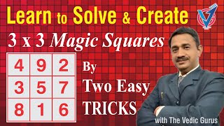 Solve amp Create 3 X 3 Magic Squares [upl. by Ttenneb]