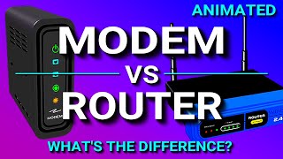 Modem vs Router  Whats the difference [upl. by Abdul]