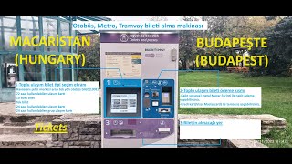 Budapestede toplu ulasım bileti alma [upl. by Ennasor87]