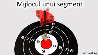 Mijlocul unui segment geometrie clasa a Va [upl. by Eneli755]