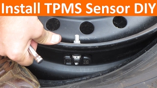 Install New TPMS Sensor DIY Without Needing Rebalance [upl. by Cobby]