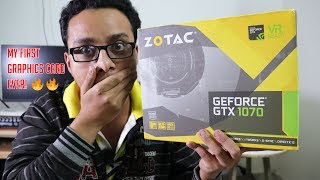 Zotac GTX 1070 Unboxing  Gameplay  My First Graphics Card Ever [upl. by Yasdnyl]